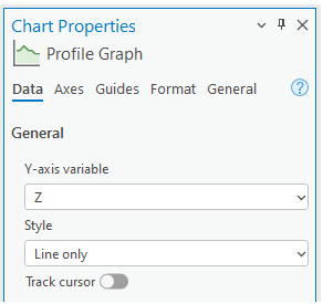 Chart Properties Data tab