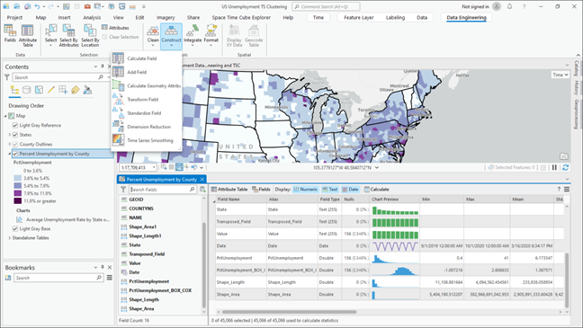 Data Engineering view and ribbon