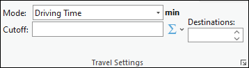 Travel Settings section