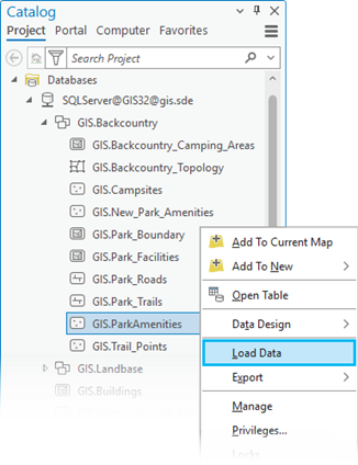 Load Data on context menu