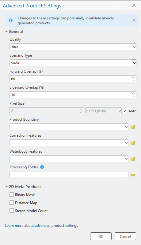 Advanced Product Settings