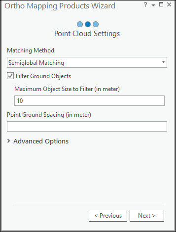 Point Cloud Settings