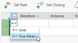 Traverse line template