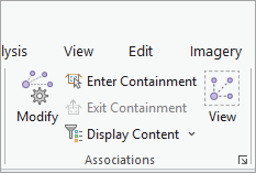 Associations group on the Utility Network tab