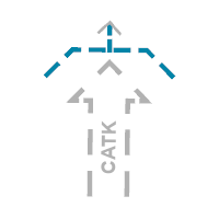 An example of the Tip with Perpendicular and Ticks rule option