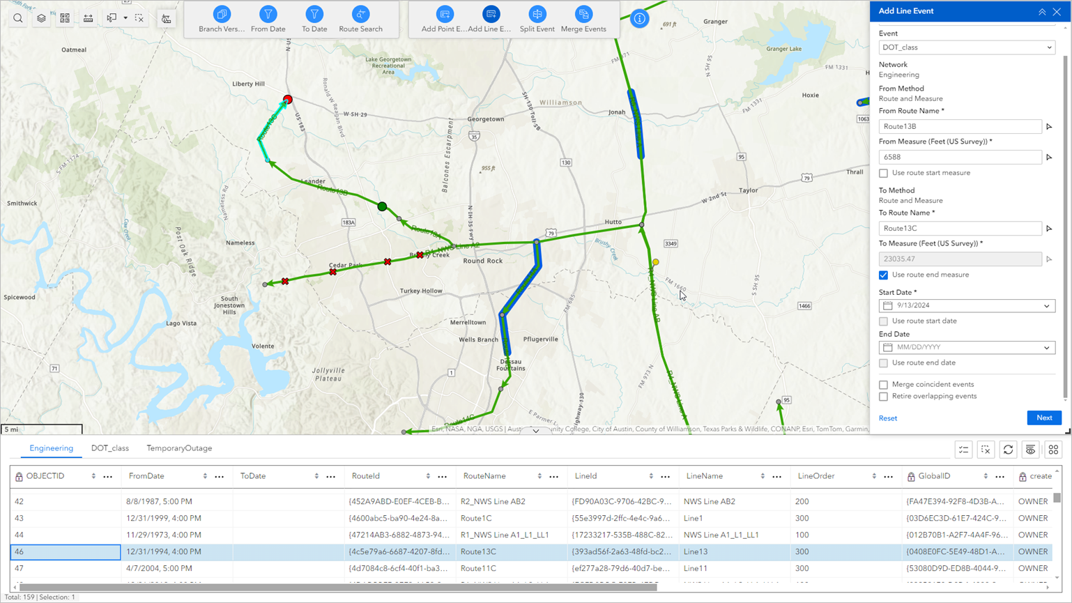 Location Referencing widgets in Experience Builder