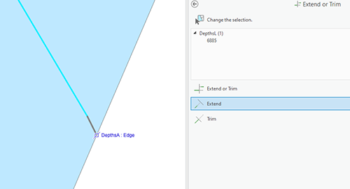 DepthsA feature extended with the Extend or Trim tool