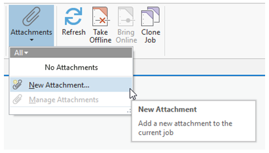 Add new attachment