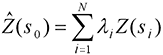 Weighted sum formula