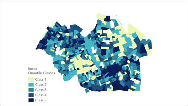 Index quantile layer