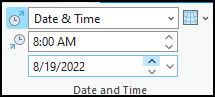 Section Date and Time (Date et heure)