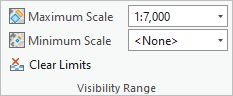 Paramètre Visibility Range (Plage de visibilité)