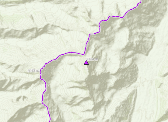 Carte illustrant Aoraki/Mount Cook