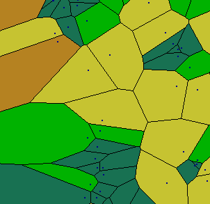 Exemple de désagrégation polygonale