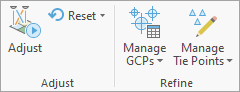 Outils Adjust (Ajuster) et Refine (Affiner)