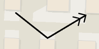 Exemple de placement de symboles ponctuels aux positions proportionnelles à des ratios