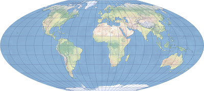 Exemple de projection quartique plane polaire de McBryde-Thomas