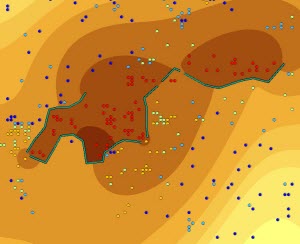 Interpolation par diffusion sans surface de coût