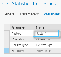 Propriétés des statistiques de cellule