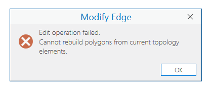 Boîte de dialogue Modify Edge (Modifier le tronçon)