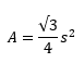 Formule de la surface d’un triangle