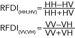 Équations RFDI