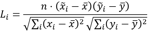 Formule des statistiques L de Lee locales